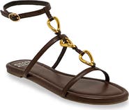 CHASE AND CHLOE Ankle Strap Flat Sandal