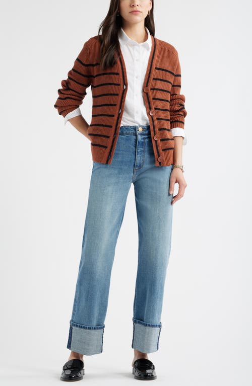 Caslonr Caslon(r) Shaker Stitch Short Cardigan