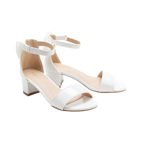 Tulleen Satin-finish Block-heels Sandals In White