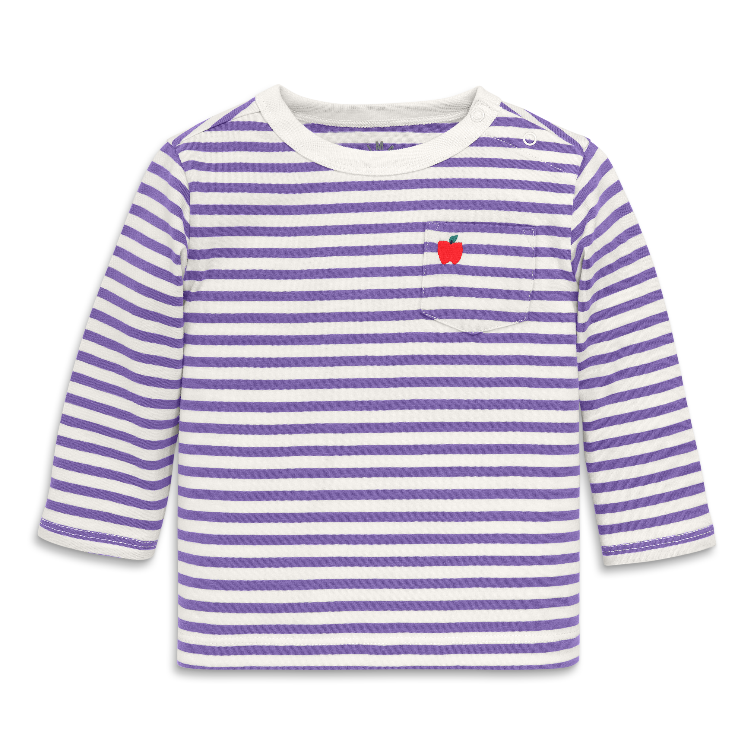 Ivory Violet Stripe