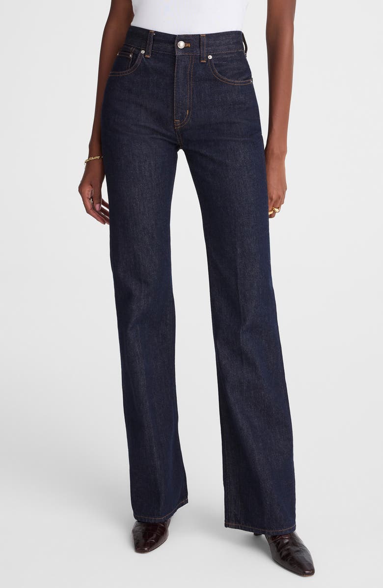 Madewell Flare Jeans, Main, color, Rinse Wash