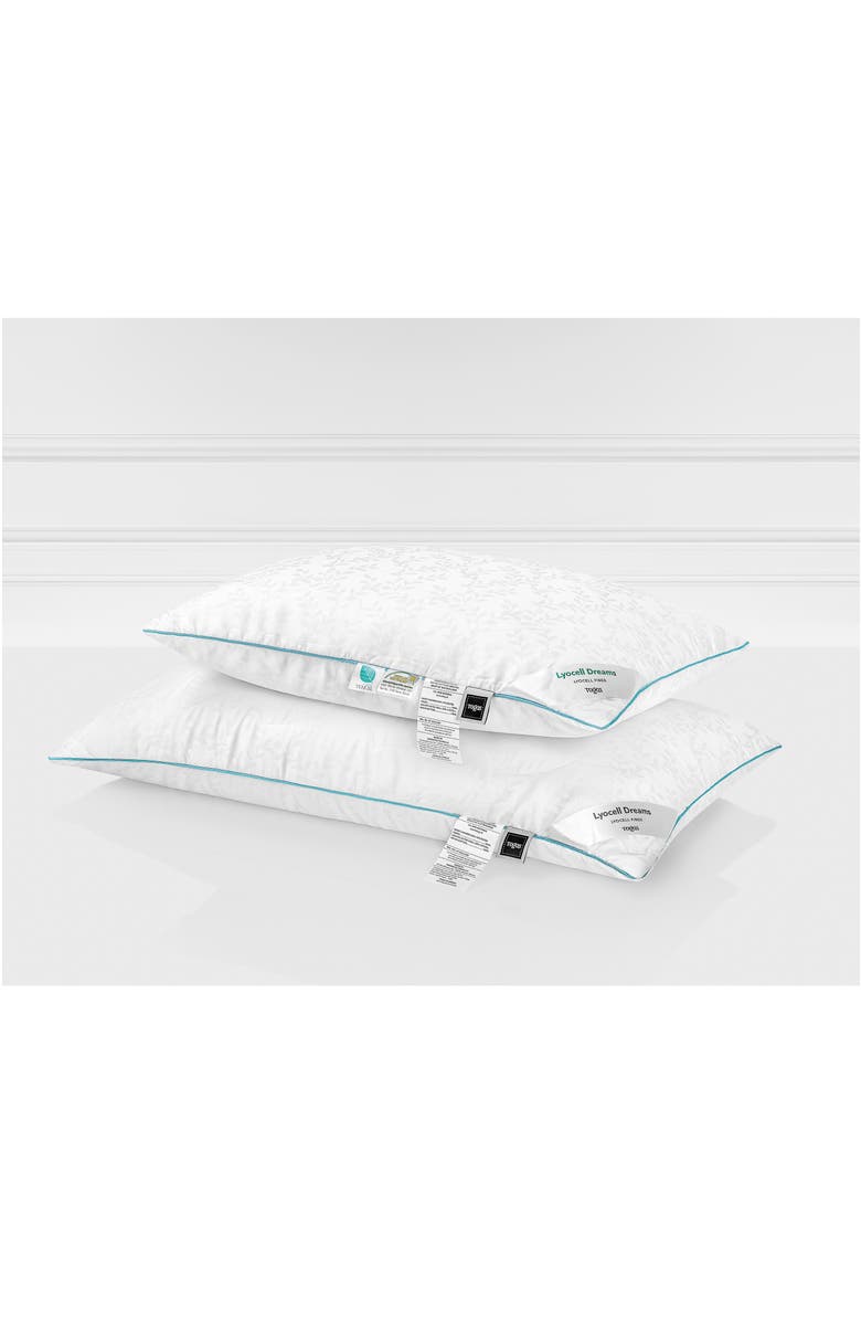 Togas Lyocell Dreams pillow, Alternate, color, White