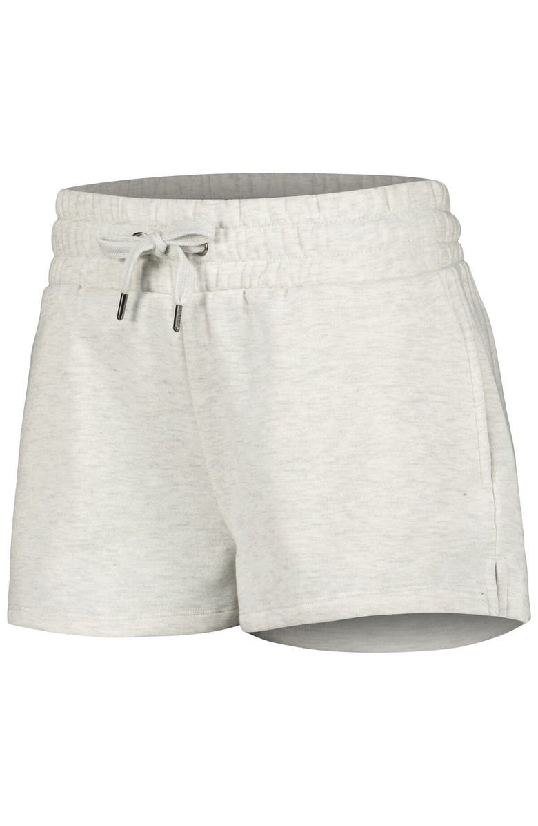 GAMEDAY COUTURE Women's Gameday Couture Ash Ohio State Buckeyes Team Effort Pullover Sweatshirt & Shorts Sleep Set, Alternate, color, 