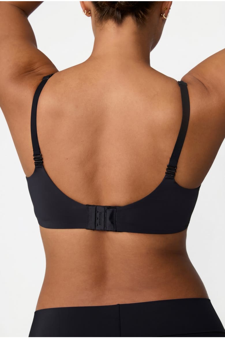 Base Push-Up Bra, Alternate, color, Black