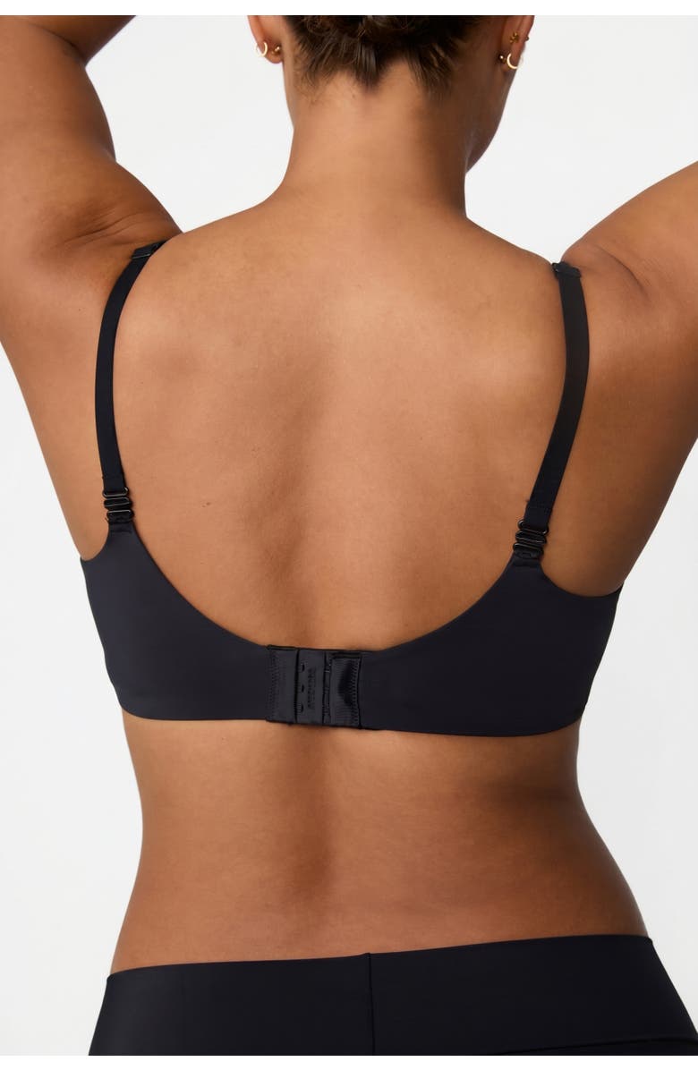 Harper Wilde Base Push-Up Bra, Alternate, color, Black