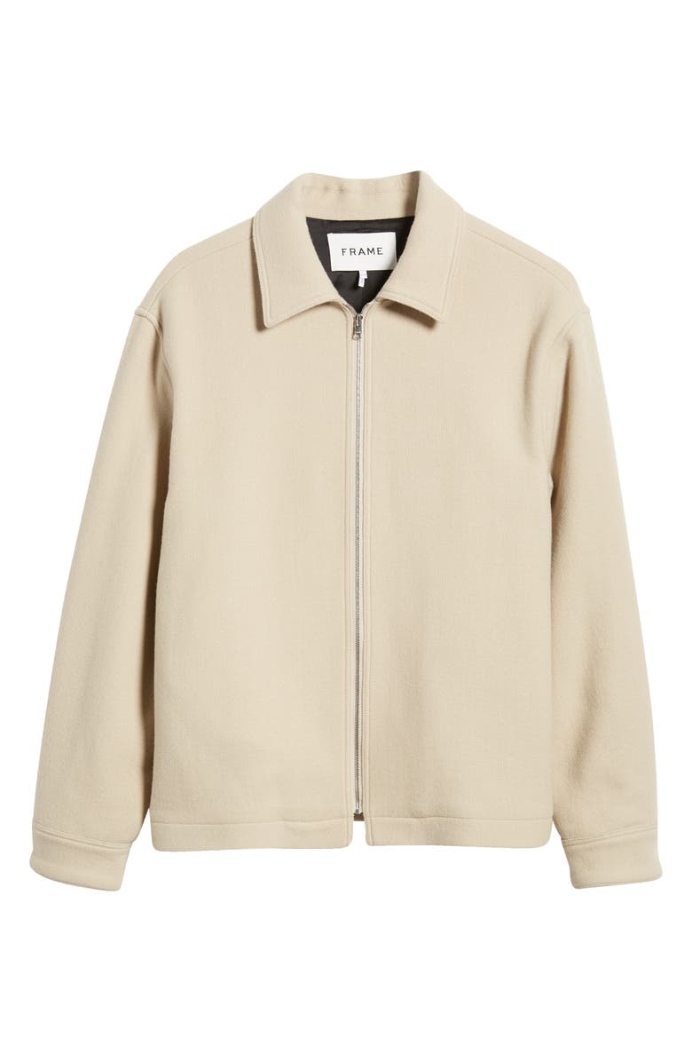 FRAME Wool Blend Flannel Jacket, Alternate, color,