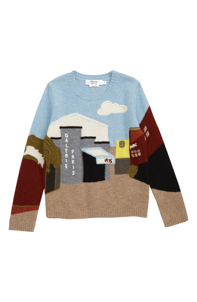 Bonpoint Kids' Tristan Galerie Paris Wool Blend Sweater, Main, color, 