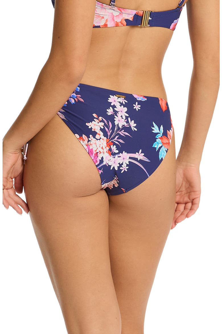 Indochine Side Tie Bikini Bottoms, Alternate, color, FRENCH NAVY