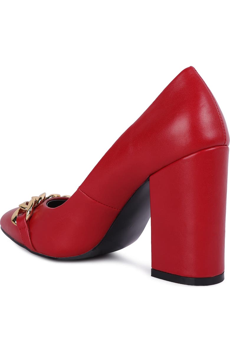 LONDON RAG Majesty Block Heel Pump, Alternate, color, Red