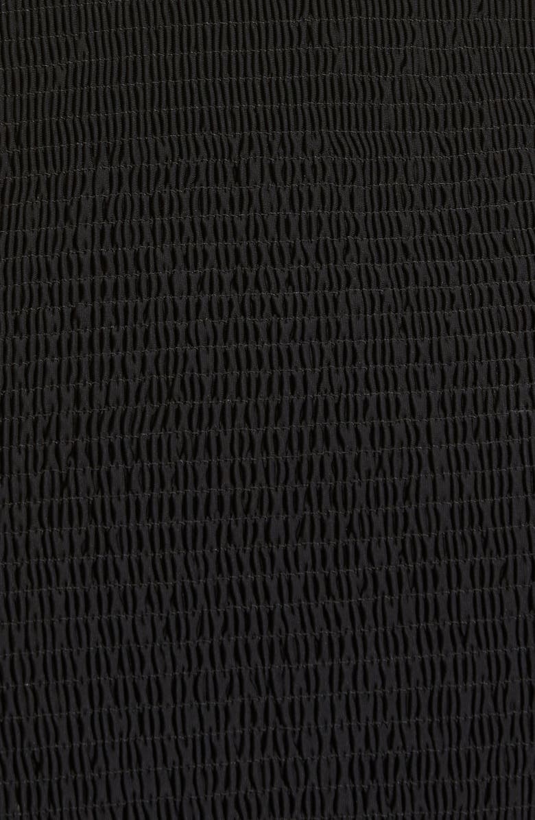 TOTEME Smocked One-Piece Swimsuit, Alternate, color,