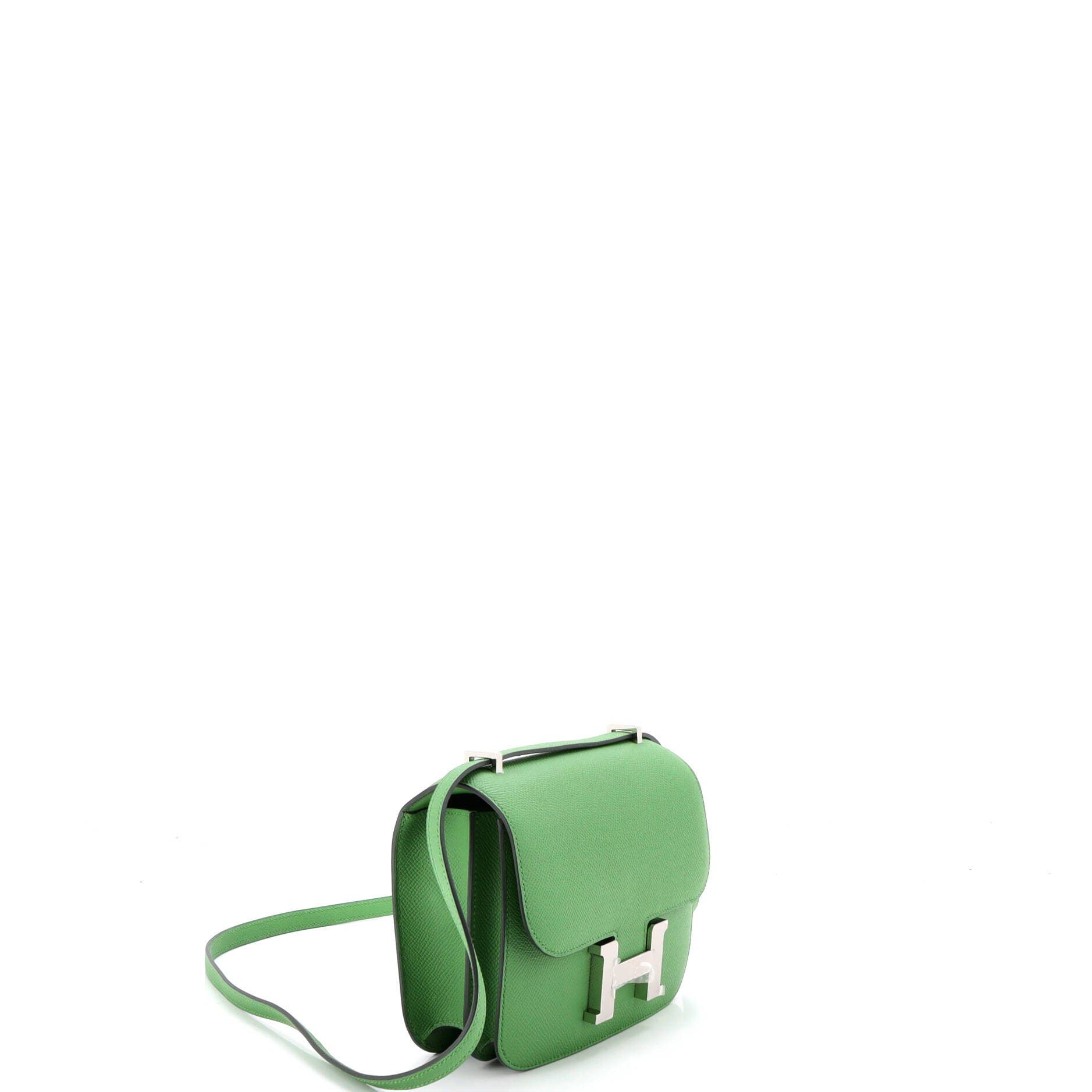 Pre-Owned Hermes Constance NM Bag Epsom 18, Alternate, color, Vert Yucca