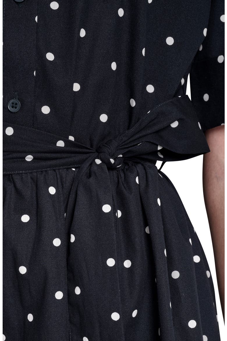 Tie Waist Shirtdress, Alternate, color, SPRING NAVY