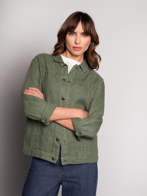 Linen Western Jacket