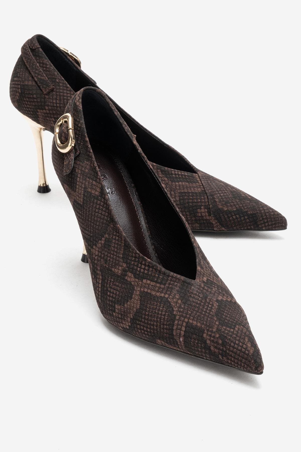 Prologue Shoes Molly Stiletto Pump, Alternate, color, Brown Pattern