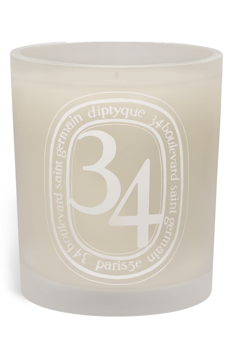 Diptyque 34 Boulevard Saint Germain Scented Candle, Main, color, 