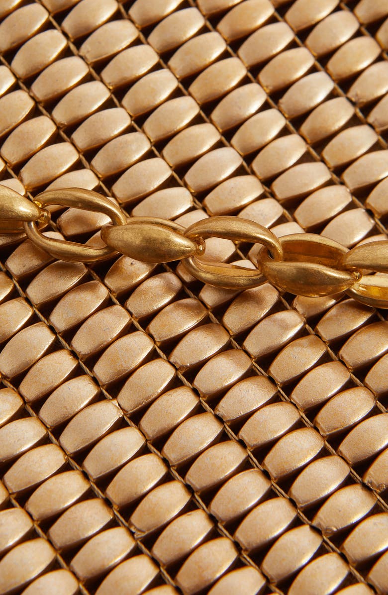 Reiss Bailey Shoulder Bag, Alternate, color, Gold