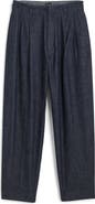 Madewell Double Pleated Denim Pants