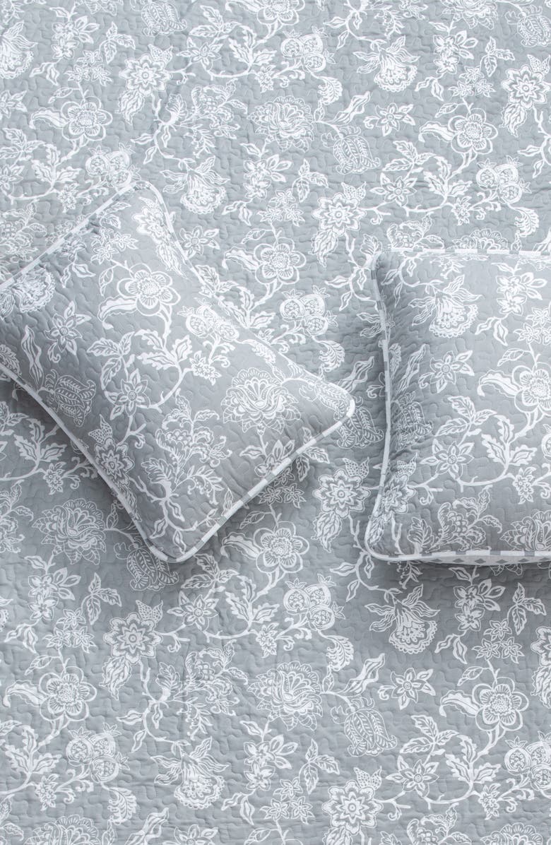 Woven & Weft Floral 3-Piece Quilt Set, Alternate, color, 