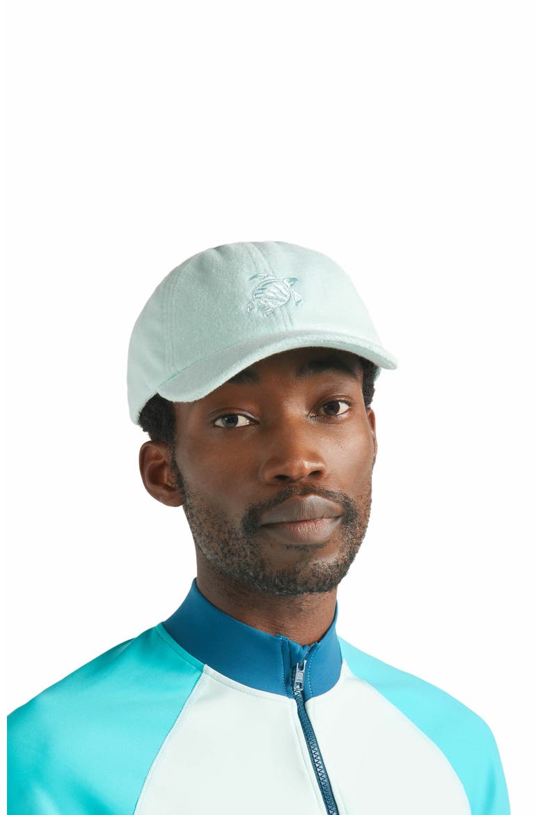 Men's Solid Terry Cap, Alternate, color, PACIFIC