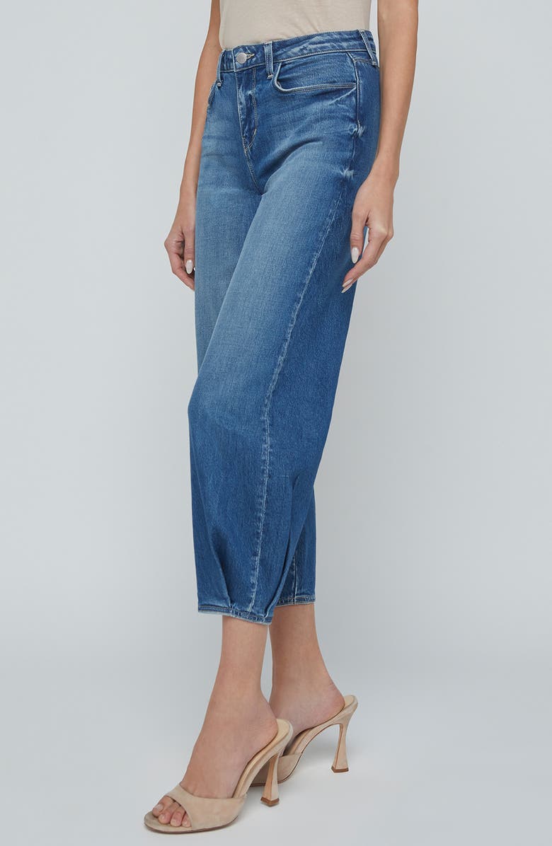 L'AGENCE Krista High Waist Crop Taper Leg Jeans, Alternate, color, Paladino