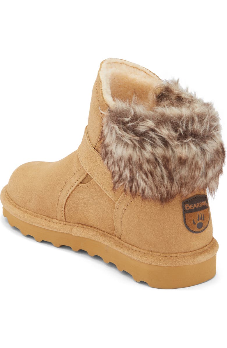 BEARPAW Koko Genuine Shearling Waterproof Boot, Alternate, color, Iced Coffee
