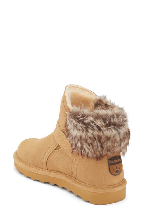 Bearpaw Koko Genuine Shearling Waterproof Boot In Gold
