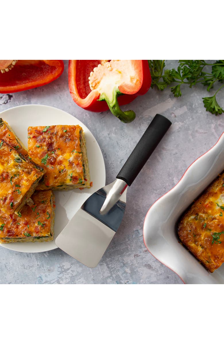 Rada 2 Piece Pie and Dessert Serving Set with Gift Box, Alternate, color, Black