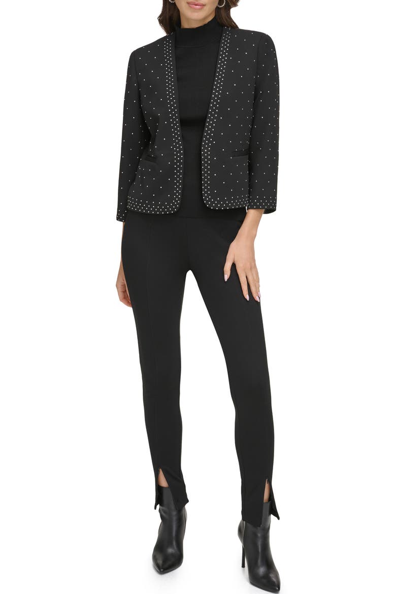 Studded Jacket, Alternate, color, BLACK