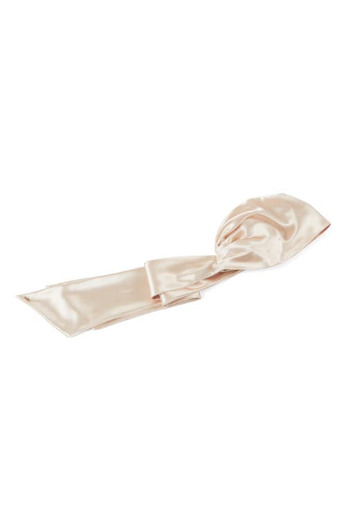 Eugenia Kim Gigi Polyester Headscarf In Champagne