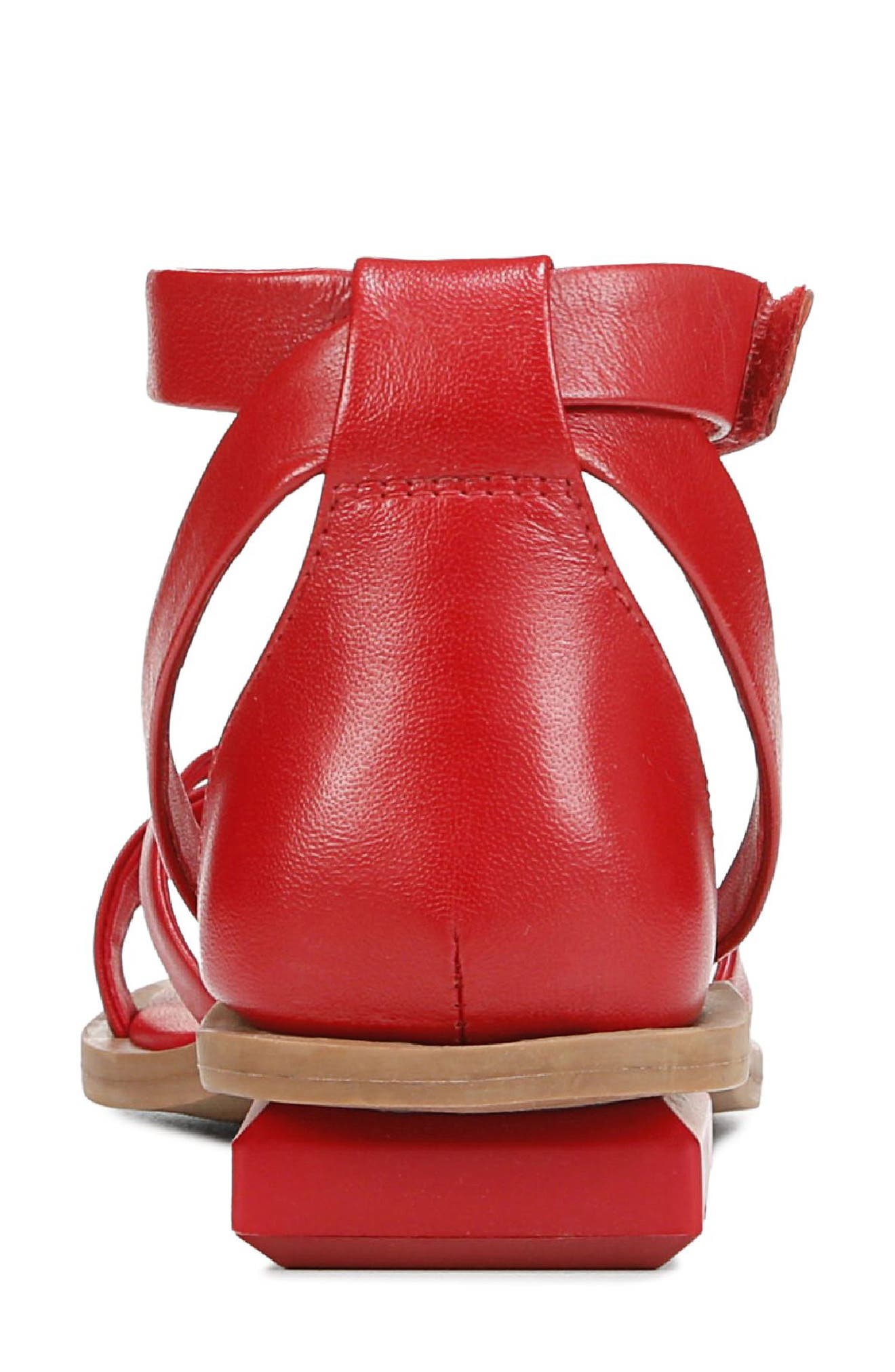 Franco Sarto Parker Sandal, Alternate, color, Red