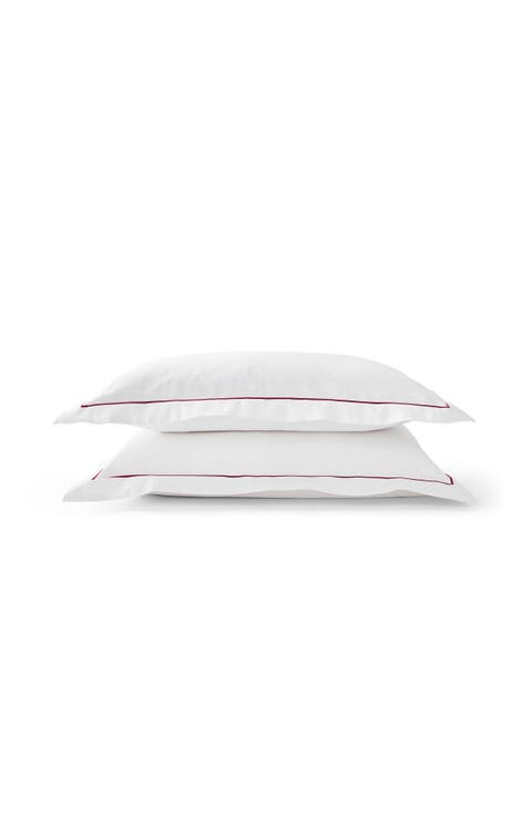 Premium Luxury Sateen Cotton Oxford Style Pillow Sham Pairs