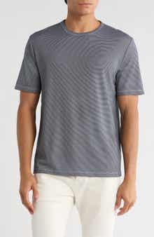 Vince Feeder Stripe Crewneck T-Shirt