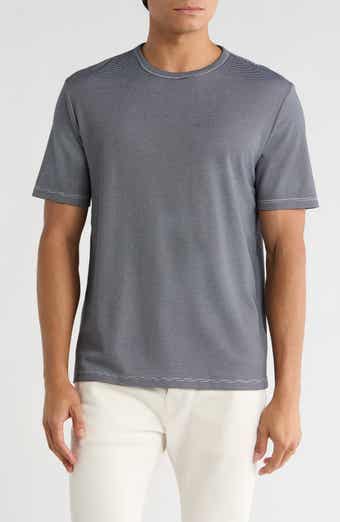 Vince Feeder Stripe Crewneck T-Shirt