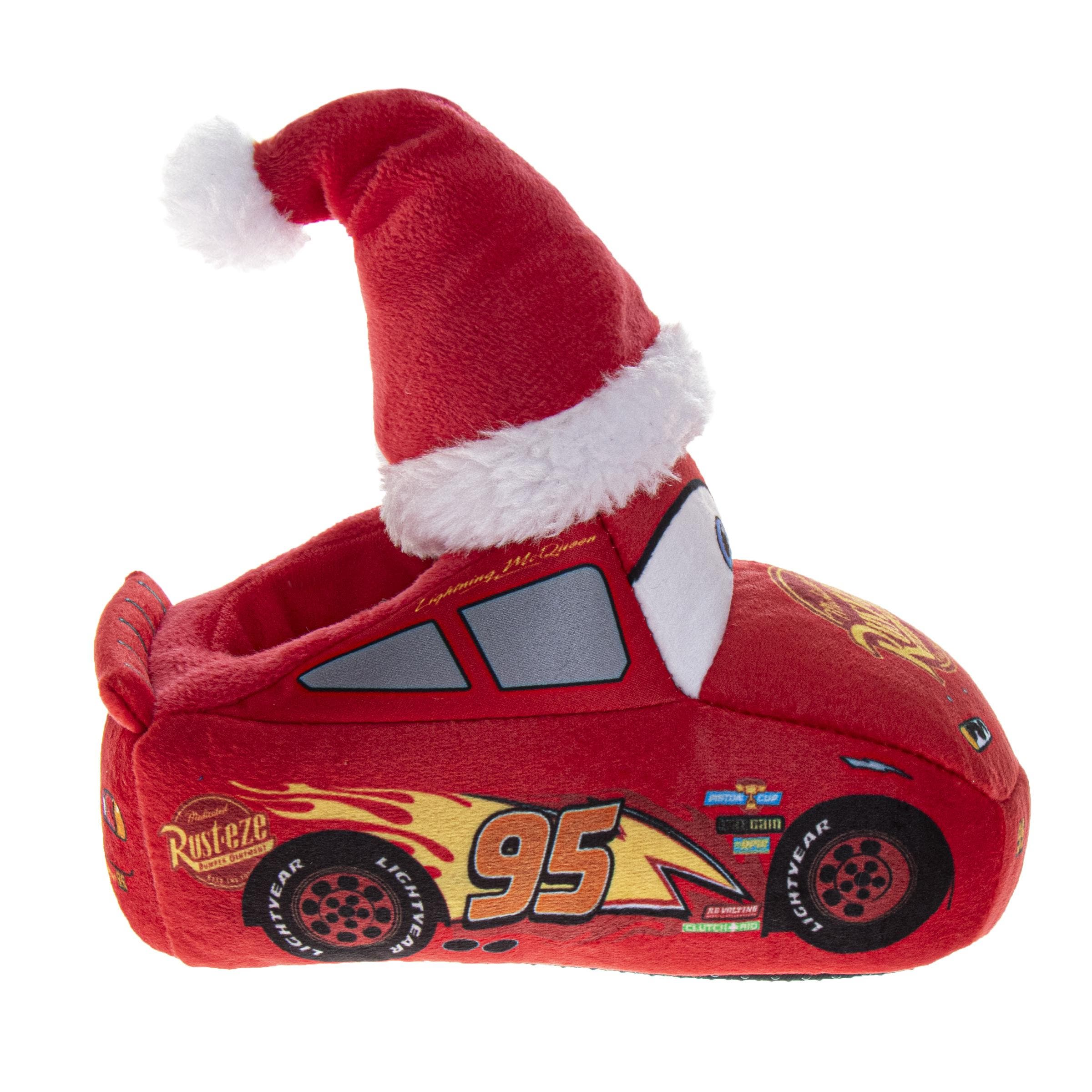 Disney Car Slipper Toddler Little Kid, Alternate, color, Red