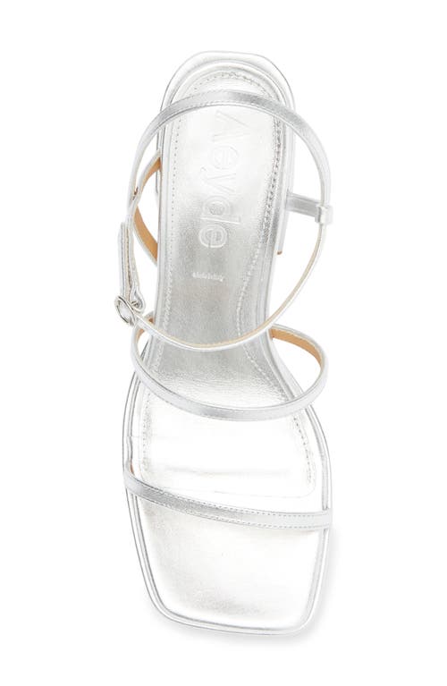 Aeyde Katalin Platform Sandal In Silver