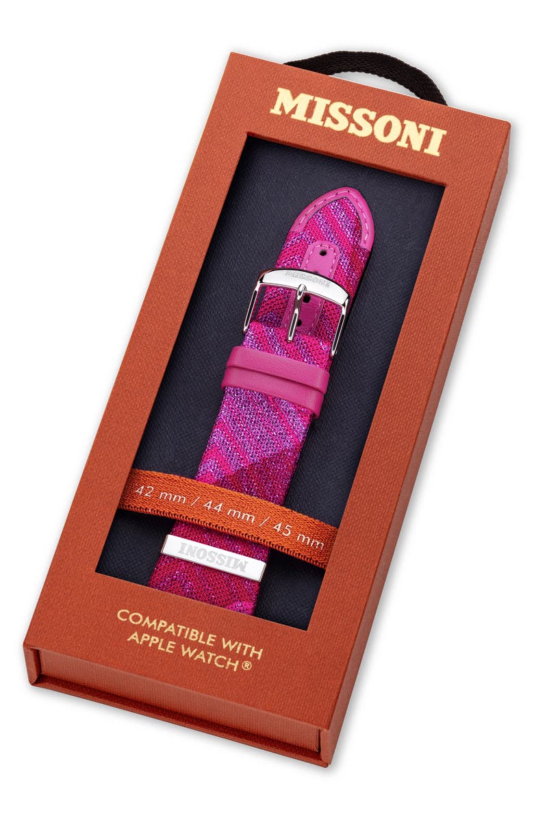 Missoni Multicolor Authentic Zigzag Textile Apple Watch<sup>®</sup> Watchband, 22mm/24mm, Alternate, color, 