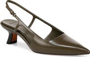 Vince Bianca Slingback Pointed Toe Pump