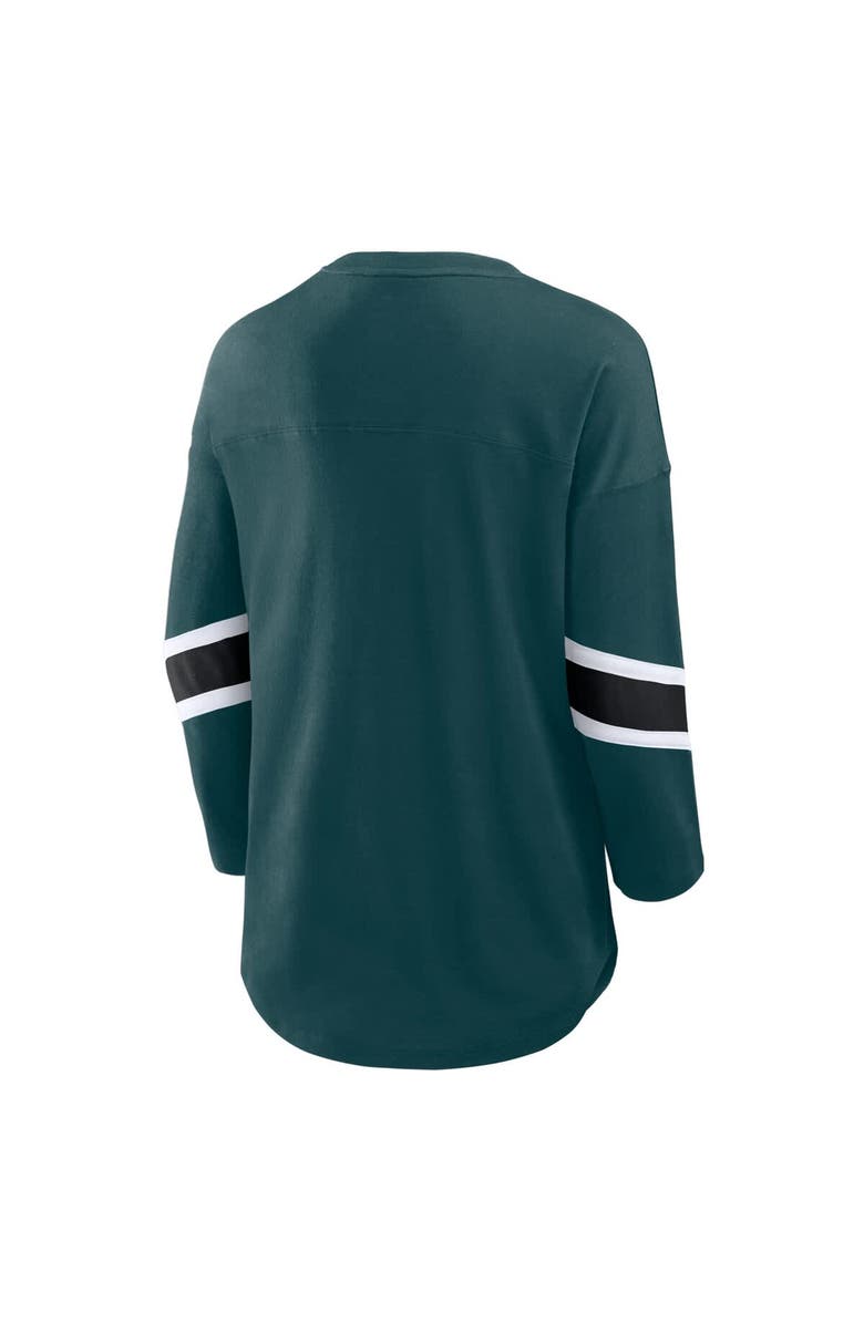 FANATICS Women's Fanatics  Green Philadelphia Eagles Redzone 3/4-Sleeve T-Shirt, Alternate, color, Green