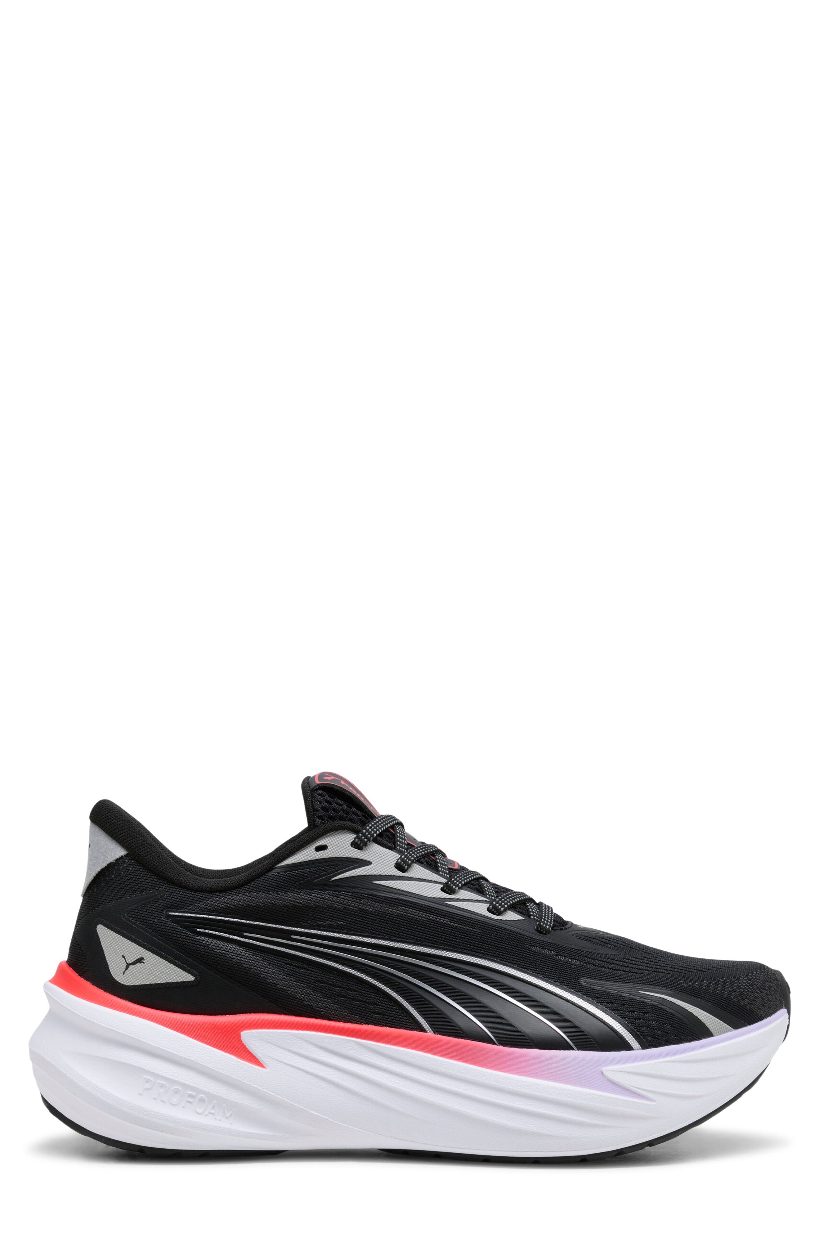 Maxima Pro Sneaker, Alternate, color, PUMA BLACK/ RED/ LAVENDER