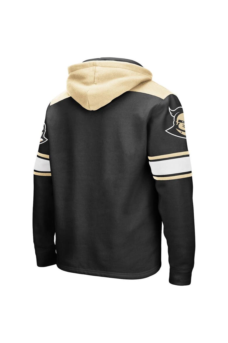 Men's Colosseum Black UCF Knights 2.0 Lace-Up Hoodie, Alternate, color, Black