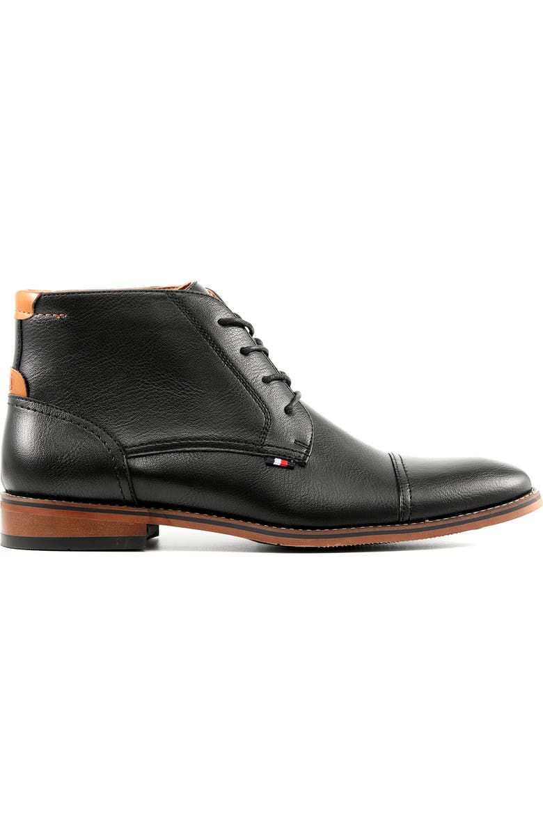 Tommy Hilfiger Blaze Lace Cap Toe Boot, Alternate, color, Black
