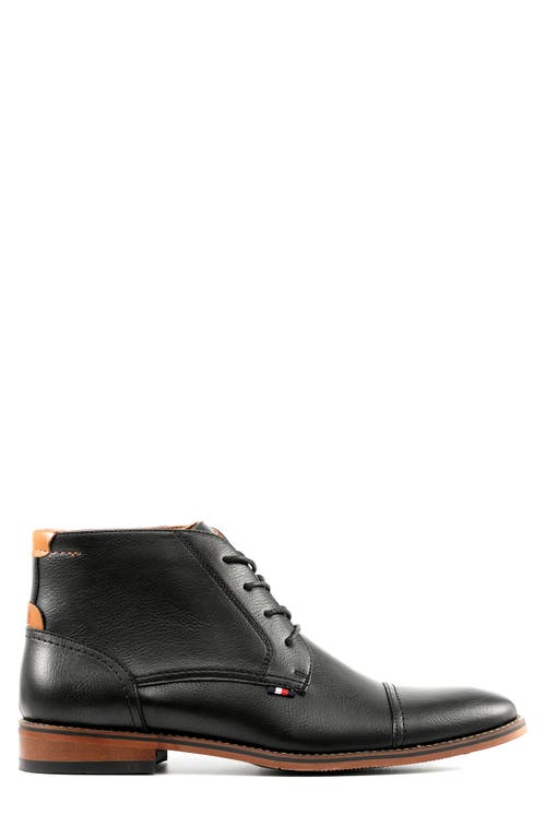 Tommy Hilfiger Blaze Lace Cap Toe Boot In Black