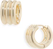 ROXANNE ASSOULIN The Triple Tube Hoop Earrings
