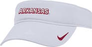 Nike Men's Nike White Arkansas Razorbacks 2025 On-Field Ace Performance Adjustable Visor