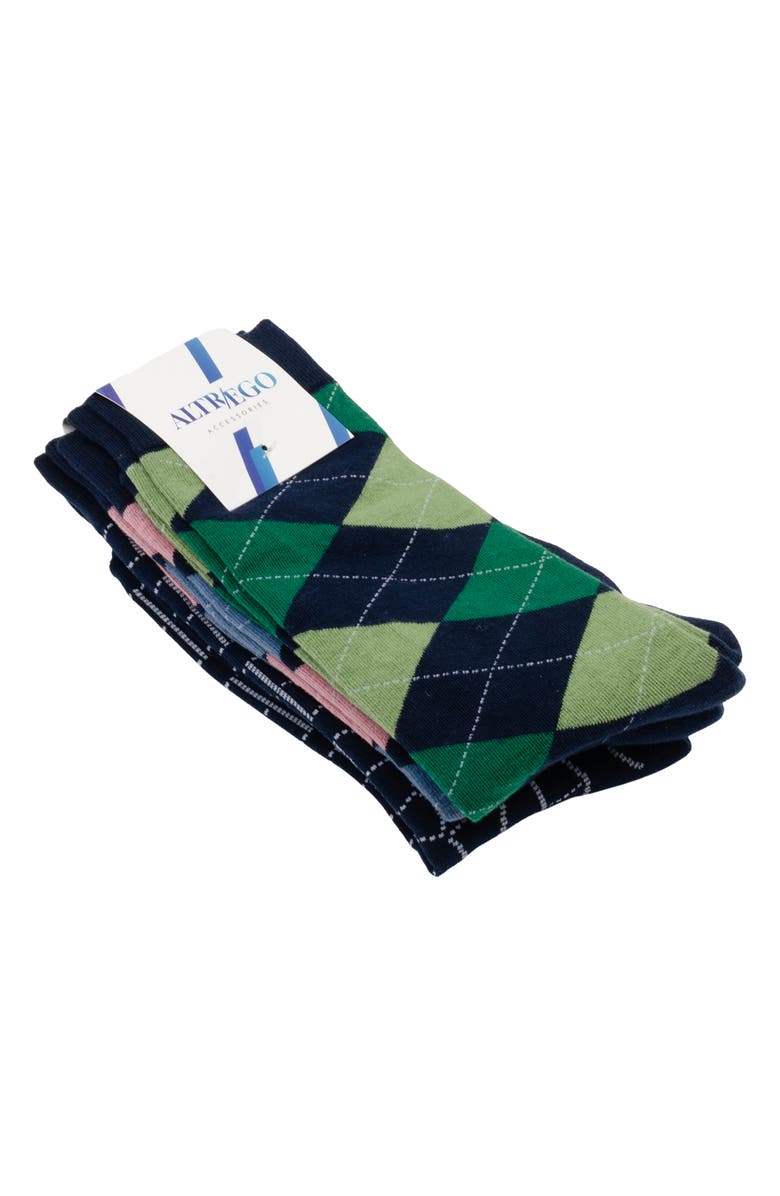 Cufflinks, Inc. Hidden Message Assorted 3-Pack Socks, Alternate, color, Black Multi