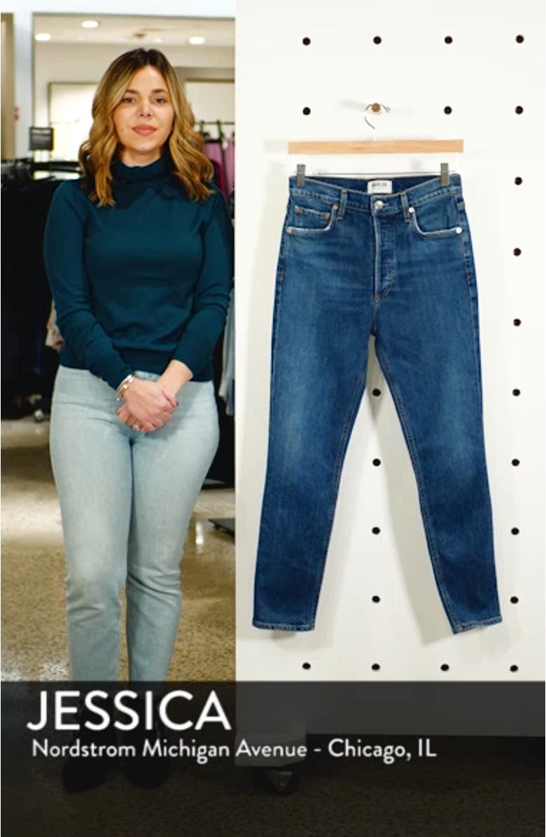 Nico High Waist Crop Slim Fit Jeans, sales video thumbnail