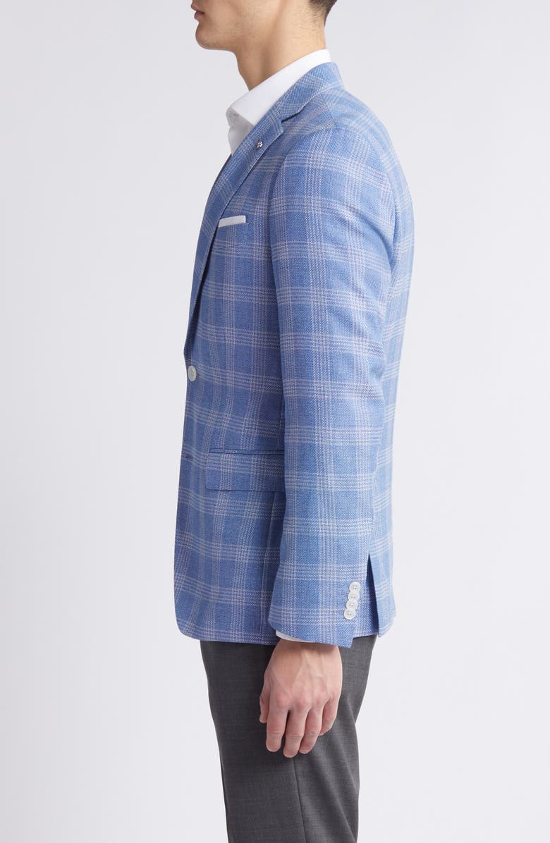 BOSS Hutson Check Wool & Cotton Blend Sport Coat, Alternate, color, 