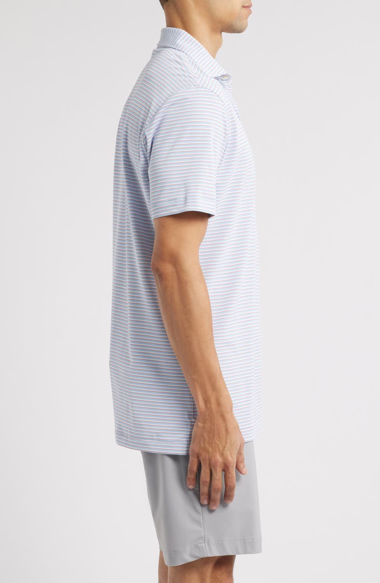 Peter Millar Crown Crafted Tempo Performance Polo, Alternate, color, Blue Frost