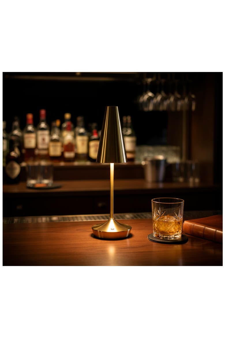 Flynn Cordless LED Table Lamp, Alternate, color, ANTIQUE BRASS