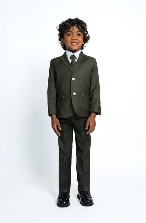 Kids' 007 5-Piece Slim Fit Suit